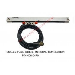 SCALE, 8" 6-PIN