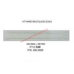 GLASS SCALE 14"