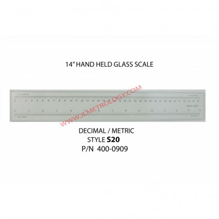 GLASS SCALE 14"