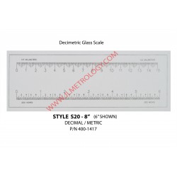 SCALE 8" DECI/METRIC