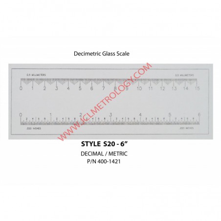 SCALE 6" DECI/METRIC