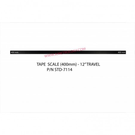 12" TRAVEL TAPE SCALE