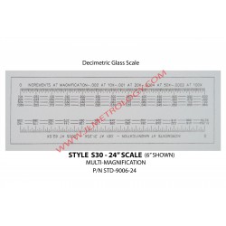 24" MULTI-MAG GLASS SCALE